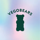 Candy People VegoBears Venice Beach Vegan Gummy Bears Organic Gummy Bears, Non-GMO, Lemon, Apple, & Pineapple Sour Gummies 4 Oun