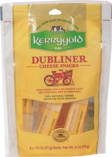 Kerrygold Grass-fed Dubliner Irish Cheese Sticks, 6 OZ
