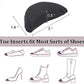 Toe Inserts For Shoes Too Big, 4 Pairs Shoe Inserts For Women Men, Foam Toe Filler, Shoe Fitters, Black And Beige