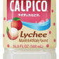 CALPICO Lychee - Smooth, Creamy & Refreshing Non-Carbonated Beverage, Sweet and Tangy, Japanese Lactic Acid Drink, 16.9 Fl oz (P