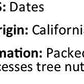 Anna and Sarah Pitted California Deglet Noor Dates in Resealable Bag, 5 lbs 1 Pack