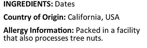 Anna and Sarah Pitted California Deglet Noor Dates in Resealable Bag, 5 lbs 1 Pack