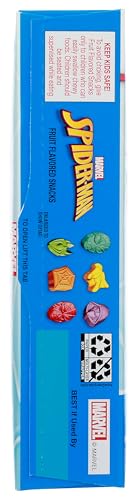 Betty Crocker Spiderman Fruit Flavored Snacks, Gluten Free, 10 Treat Pouches, 8 Ounce Pack