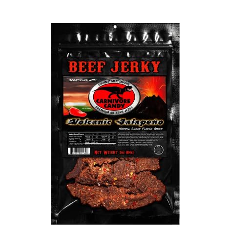 Heat Variety Pack - Volcanic Jalapeno Beef Jerky - (1) 3 Oz Bag