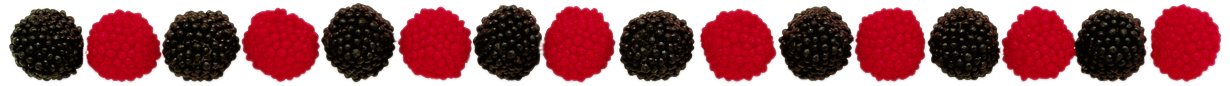 Jelly Belly Raspberries And Blackberries Chewy Candy, 2.75-Oz, 12 Pack
