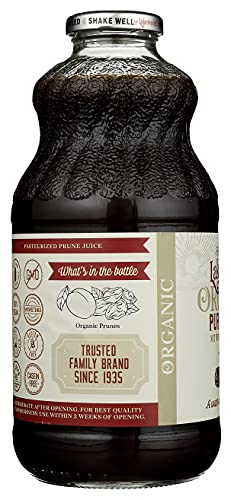 Lakewood Organic Pure Prune, 32 Ounce (Pack of 6)