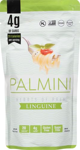 Palmini Linguine Pasta - Low-Carb, Gluten Free, Vegan, Non-GMO - 12 Ounce (Pack of 1)