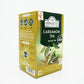 Ahmad Tea Black Tea, Cardamom Teabags, 20 Ct (Pack Of 1) - Caffeinated & Sugar-Free