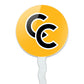 Colorado College Secondary Logo Cupcake Picks Toppers Decoration Set Of 6