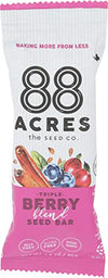 88 Acres, Triple Berry Blend Seed Bar, 16 Ounce