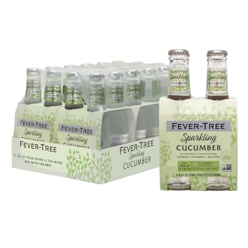 Fever-Tree Cucumber Tonic Water - Premium Mixer - 6.77 Fl Oz (Pack of 24)
