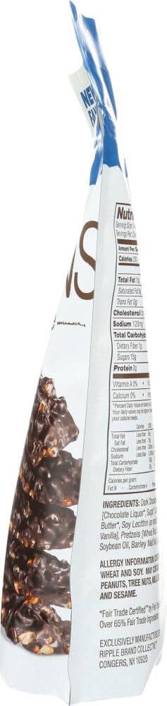 Bark Thins Snack,Dark Chocolate Pretzel 10 Oz (Pack Of 9)