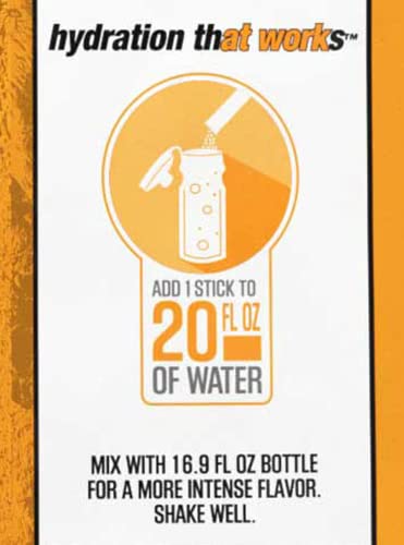Sqwincher Zero Qwik Stik, Sugar Free, Low Calorie, Low Sodium Electrolyte Powder Hydration Drink Mix, Orange, .11 0Z Packet (Pack Of 50)