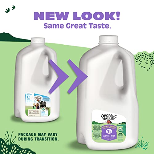 Organic Valley, Organic 1% Milk, 128 oz (Gallon)