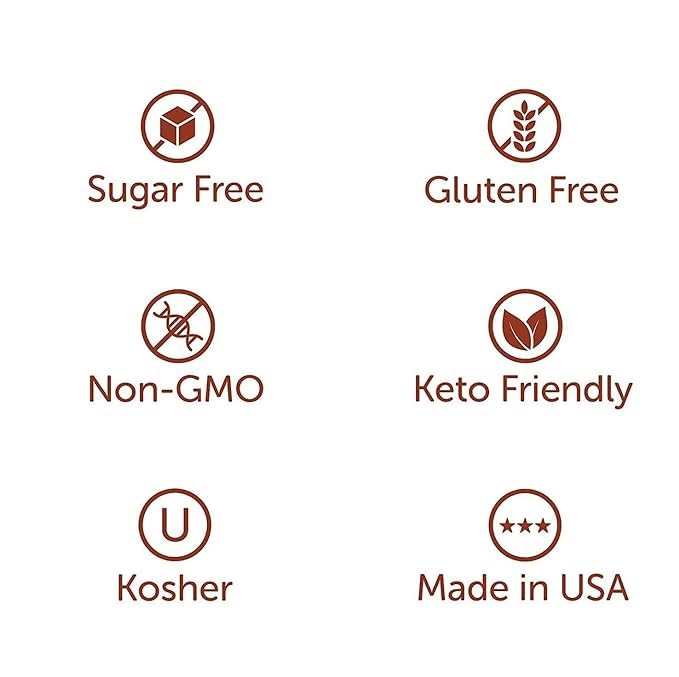 Salted Caramel Syrup Sauce for Coffee Sugar-Free Zero Calories (Pack of 2) - Gluten-Free, Keto Friendly (Salted Caramel)