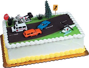 Cake Decorating Kit CupCake Decorating Kit Sports Toys (Emergency Rescue Kit)