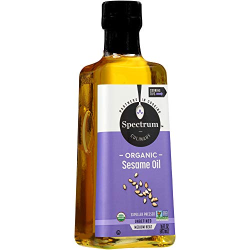 Spectrum Organic Sesame Oil, Unrefined, 16 Oz