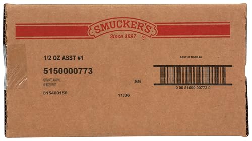 Smuckers G  Jelly, Apple & Mixed Fruit, 0.5 oz Cups, 200 Count