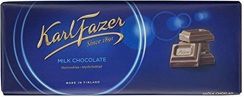 Karl Fazer Blue Oriflavor Blendal Finnish Milk Chocolate Bar  200G  Made In Finland