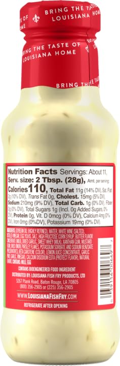 Louisiana Fish Fry, Garlic Butter Sauce, 10.5 Oz (Pack Of 12)