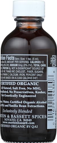MORTON & BASSETT VANILLA EXTRCT PURE ORG 2 FO