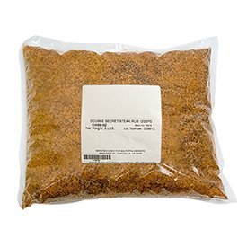 Big Poppa Smokers Double Secret Steak Seasoning, Gluten-Free BBQ Spice Blend, 80 oz (5 lb) Bag