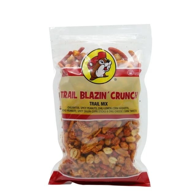 Buc-ees Trail Mix, High Protein with Dried Fruit and Nuts, 10 Ounce Resealable Bag