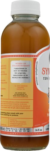 SYNERGY The Real Kombucha - Peach Paradise - 16 fl oz Bottle - Raw Probiotic Drink for Gut Health and Immune Support
