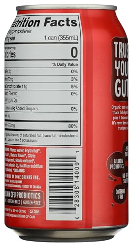 Cove Soda Classic Cola Flavor - Probiotic Soda