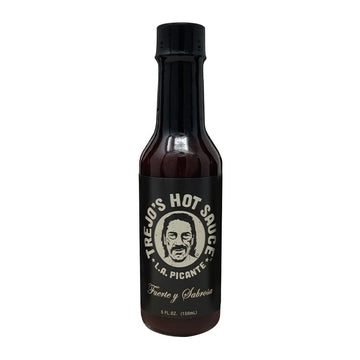 Trejos Tacos Hot Sauce - Medium Heat - 5 Fl Oz - Non-GMO, Gluten-Free, Dark Brown