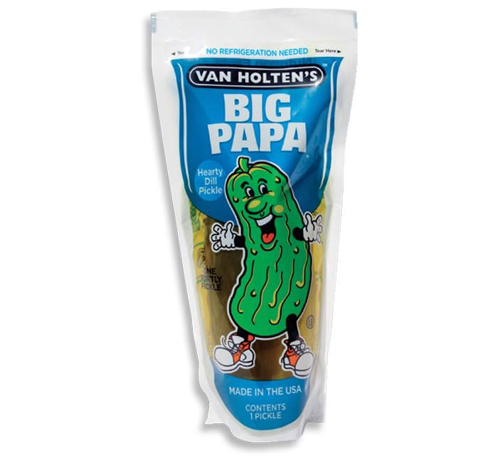 Deluxe Dill Pickle Lover's Gift Box by Lick 'er Lips - Gourmet Assortment of Green Pickle Snacks