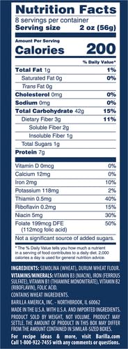 Barilla Mezzi Rigatoni Pasta, 16 oz. Box - Non-GMO, Made with Durum Wheat Semolina - Kosher Certified