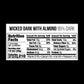 Taza Chocolate Organic Amaze Bar 95% Stone Ground  Wicked Dark with Almonds  2.5 Ounce (6 Count)  Vegan