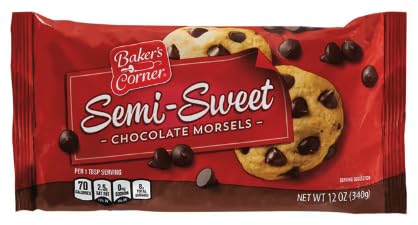 Flower Bee Floral Supply Gourmet Baking Morsel Chips - Butterscotch, White, Semi-Sweet, Dark, Belgian - 2 Bags (10-12 oz Total)