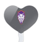 GRAPHICS & MORE Cupcake Picks Set of 6, Acrylic, Heart Design, One Size, Northwestern State University