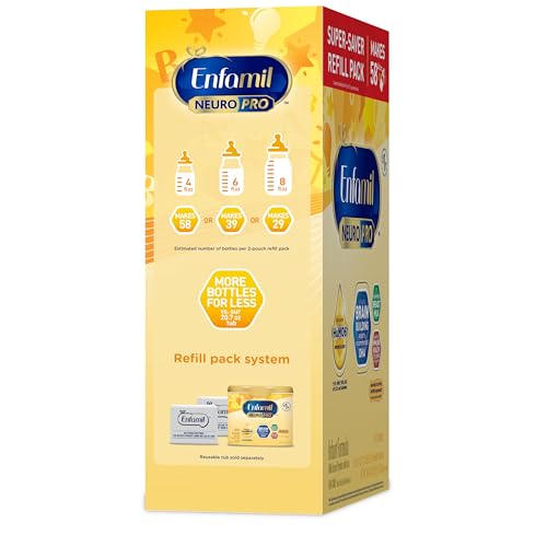 Enfamil Neuropro Baby Formula, Mfgm* 5-Year Benefit, Expert-Recommended Brain-Building Omega-3 Dha, Limited Availability Immune Supporting Humo6 Blend, Infant Formula Powder, Baby Milk, 36.4 Oz (Pack Of 4)