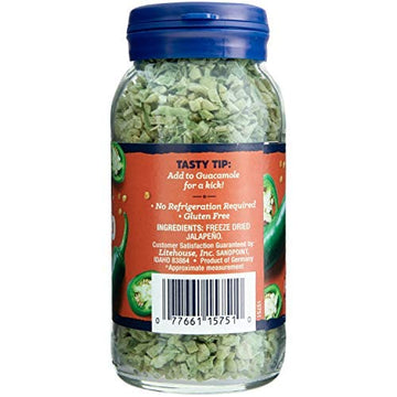 Litehouse Freeze-Dried Herb Assortment (Garlic, Jalapeno, Spring Onion, Ginger, Red Onion, Poultry) - Gluten-Free, Keto, Non-GMO - 6-Pack