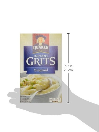 Quaker, Instant Grits, Original, 10 Count, 9.8oz Box (Pack of 3)