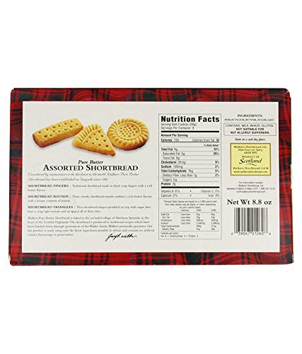 Walkers Classic Shortbread Assorted Selection - 8.8 Oz