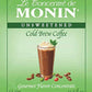 Monins Cold Brew Coffee Concentrate - New & Improved Version - 1 Liter