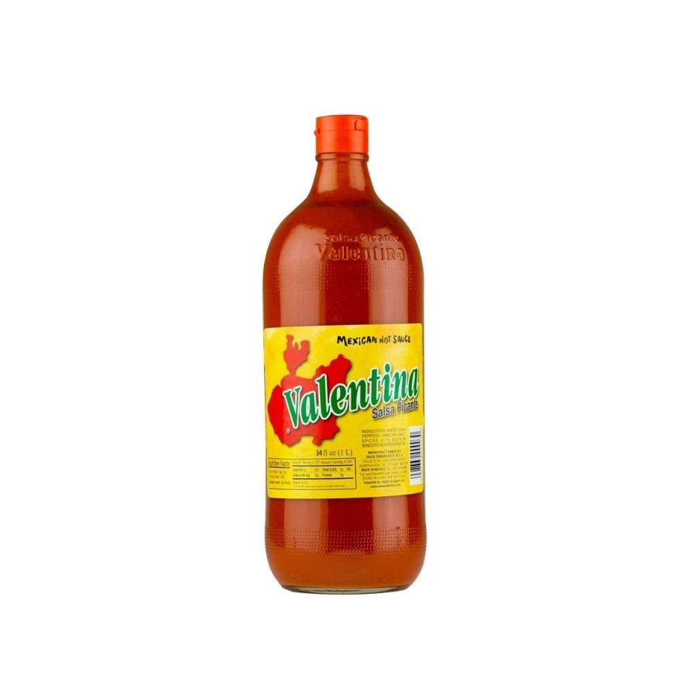 Valentina Salsa Picante  Most Famous Mexican Hot Sauce With 34 Oz Bottle  The Valentina Hot Sauce For Spicy Food Everyday Import