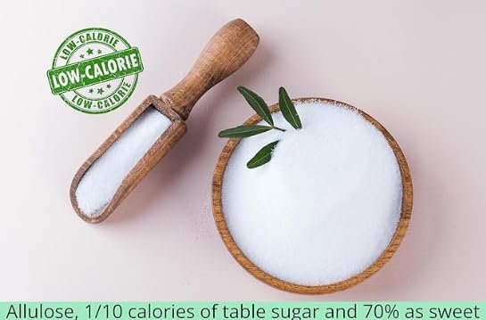 Espure Allulose Sweetener, Plant based, Sugar Substitute Naturally Derived from Figs, Raisins & Jackfruits, Low Calorie; 8oz