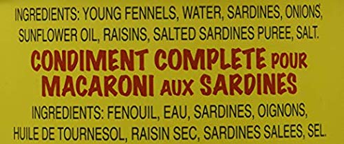Cuoco Seasoning for Macoroni, Pasta con Sarde, 14.5 oz (Pack of 3) Cuoco Condimento per Pasta con Sarde