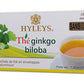 Hyleys Ginkgo Biloba Green Tea - Brain Support Blend With Citrus - 100% Natural, Gluten-Free, Non-Gmo, Memory & Focus Tea - 25 T