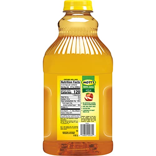 Motts 100% Original Apple Juice, 64 fl oz bottle