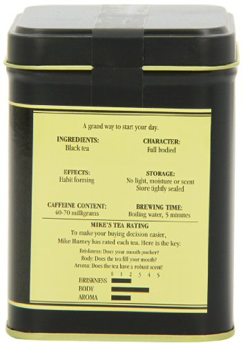 Harney & Sons Irish Breakfast, 4 oz Loose Leaf Black Tea