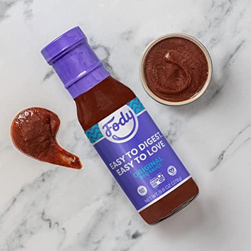 Fody Foods Vegan Bbq Sauce | Low Fodmap Certified | Gut Friendly, No Onion | Ibs Friendly Kitchen Staple | Gluten Free, Lactose
