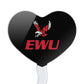 GRAPHICS & MORE Cupcake Picks Set of 6, Acrylic, Heart Decoration, One Size, Eastern Washington University