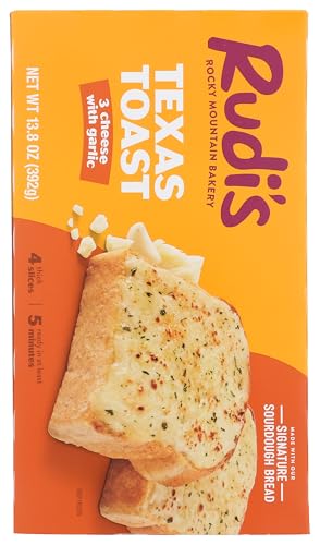 Rudis Bakery 3 Cheese With Garlic Texas Toast, 13.8 Oz