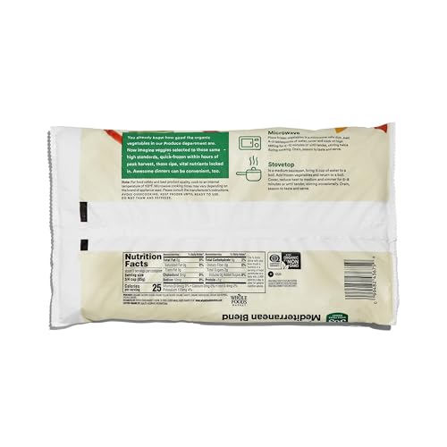 365 by Whole Foods Market, Organic Mediterranean Blend, 16 oz, (Frozen)